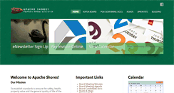 Desktop Screenshot of apacheshorespoa.com